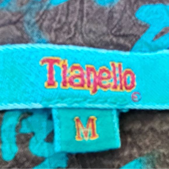 Tianello 100% Silk Japanese Print Oversize Shirt - Picture 3 of 3